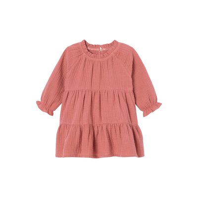 Robe à volants  en gaze de coton VERTBAUDET