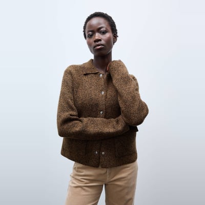 Veste en maille avec poches à rabat MONOPRIX