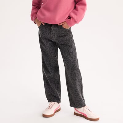 Pantalon large, imprimé léopard LA REDOUTE COLLECTIONS