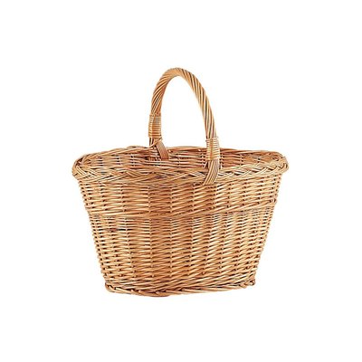 Panier de marché en osier buff 1 AUBRY GASPARD