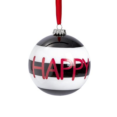 Boule de noël décorative en verre D8 SIA DECO