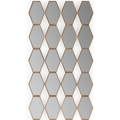 Miroir en métal hexagonal élégant RECOLLECTION