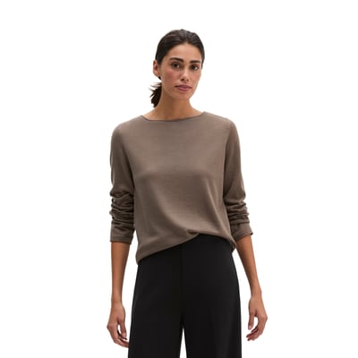 Pull en maille slim en laine mérinos douce MARC O'POLO