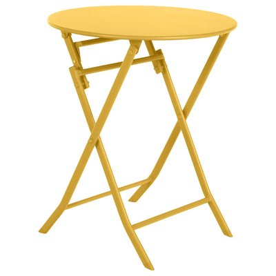 Table de jardin pliante ronde GREENSBORO HESPERIDE