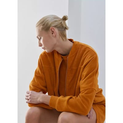 Cardigan en coton bouclette MANGO