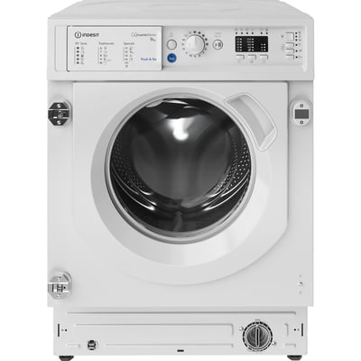 Lave linge hublot encastrable BIWMIL9146FR - 9 kg - 1400 tr/min - Classe A - Moteur induction INDESIT
