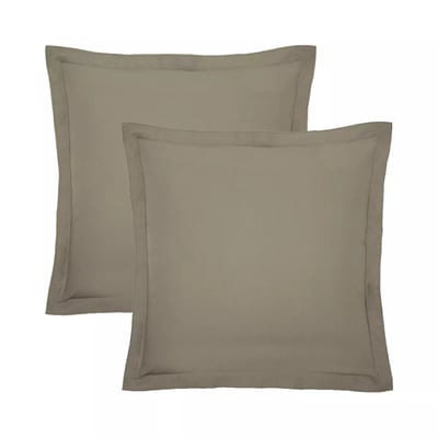 Lot de 2 taies percale de coton Olana GARNIER THIEBAUT