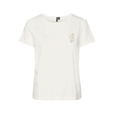 Футболка с надписью на груди VERO MODA