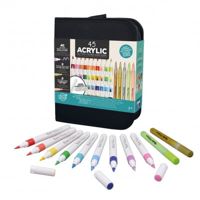 Trousse 45 feutres acryliques BUKI FRANCE