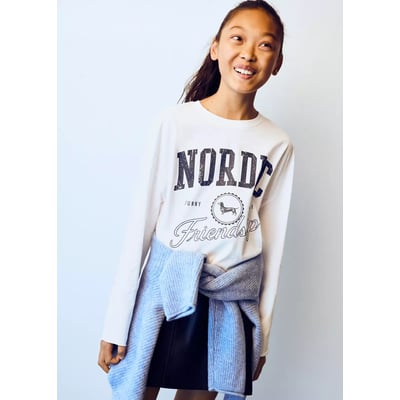 T-shirt en coton imprimé MANGO KIDS