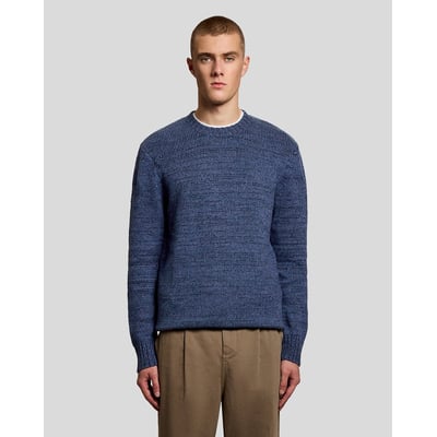 Pull en maille chiné col rond LYLE & SCOTT
