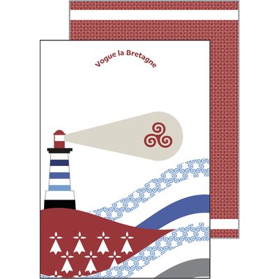 Torchons coton, Bretagne C DESIGN HOME TEXTILE