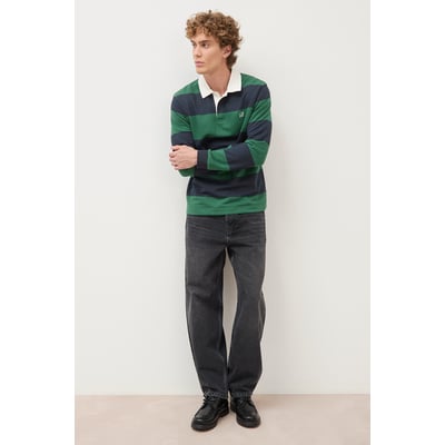 Jeans large longueur 32 en coton BONOBO