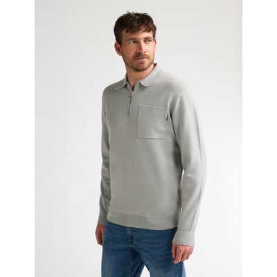 Pull Polo en maille texturée steelfield PETROL INDUSTRIES