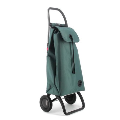 IMAX MF - Chariot de course Pliable - 2 roues - Vert clair - Pratique, stable et résistant à l’eau - Idéal pour vos achats du quotidien en ville ou au ROLSER