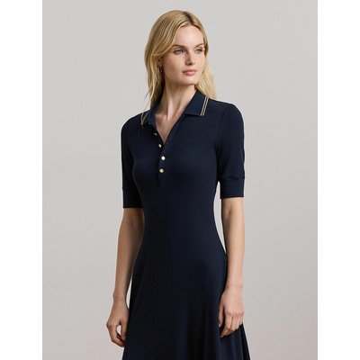 Robe midi évasée col polo LAUREN RALPH LAUREN