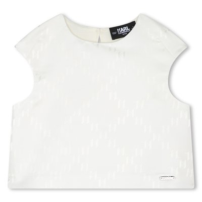 Top de cérémonie imprimé KARL LAGERFELD KIDS