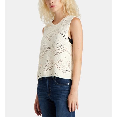 Pull Bichet En Crochet Coton Bio GALERIES LAFAYETTE