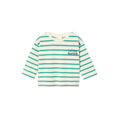 T-shirt bébé rayé pressionné dos VERTBAUDET