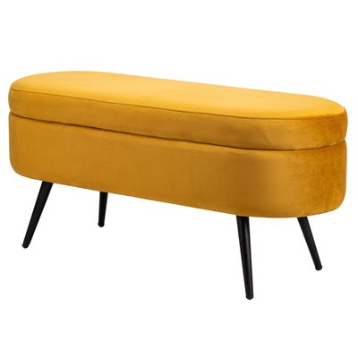 Banc avec rangement en velours, STOCKHOLM NORDLYS