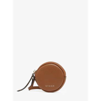 Porte-monnaie rond Tradition cuir ETRIER