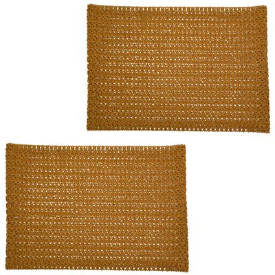 Lot de 2 sets de tables rectangles en jute TORSA TOILINUX