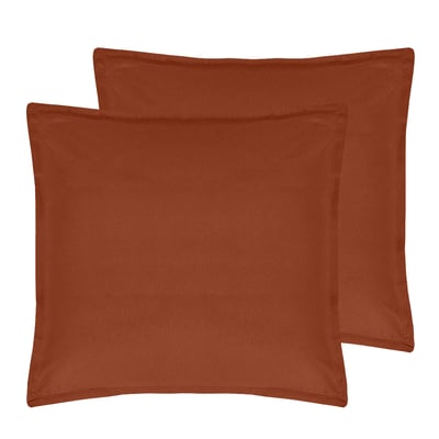 Lot de 2 taies d'oreiller en flanelle de coton KLAPPEN SENSEI MAISON