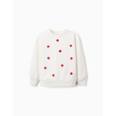 Sweat en Coton à Pois en Relief ZIPPY