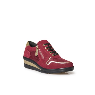 Derbies cuir détails métallisés PEDICONFORT