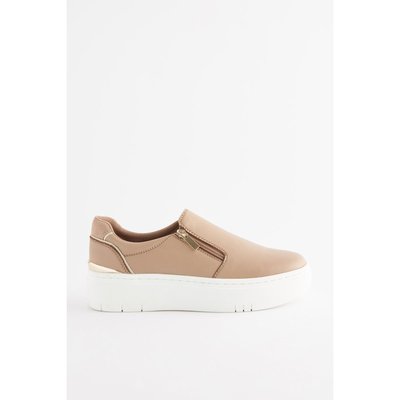 Baskets zippées avec métal coupe classique NEXT