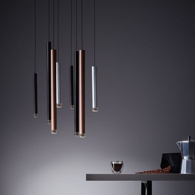 Suspension    lumière chaude  CEMBALO BRILLIANT
