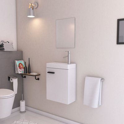 Lave main avec miroir HOME MAISON