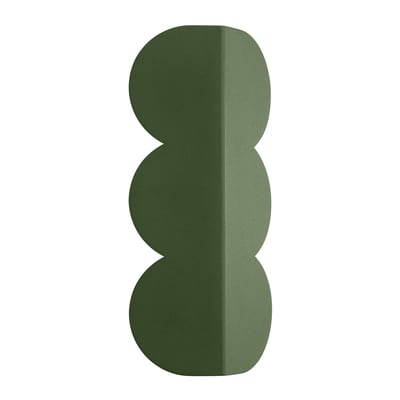Applique murale Aluminium Vert Olive G9 2 Biscuit EDEN
