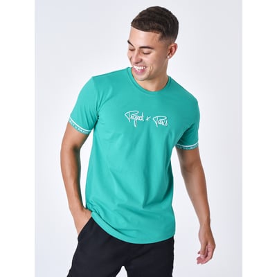 T-shirt logo brodé en relief PROJECT X