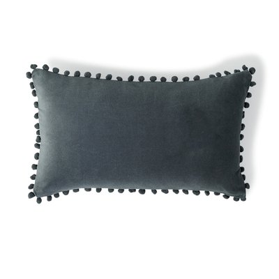 Housse de coussin velours de coton VELVET FEBRONIE