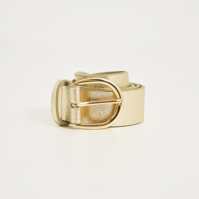 Ceinture croûte de cuir irisée GRAIN DE MALICE