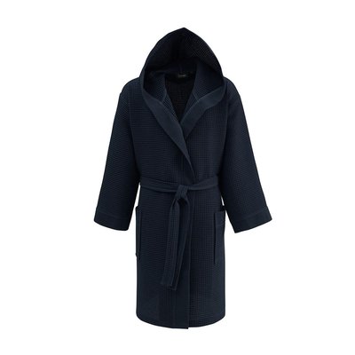Peignoir mi-long nid d'abeille SPA CAPUCHE SENSEI MAISON