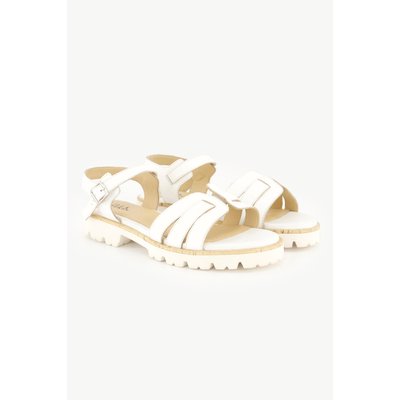 Sandales en cuir avec triple bride. Largeur ULLA POPKEN