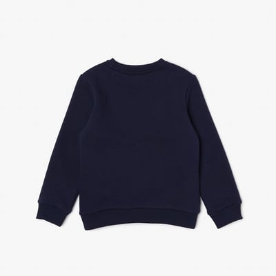 Cotton Blend Sweatshirt with Crew Neck LACOSTE