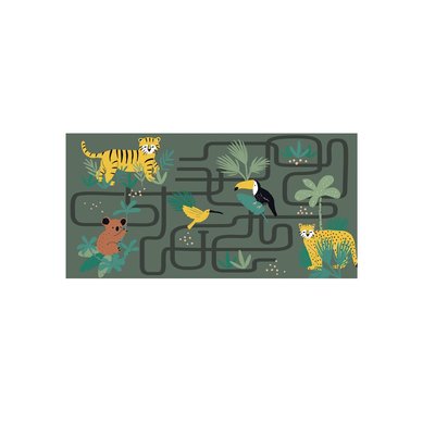 Tapis enfant Animaux sauvage DOUCEUR D'INTÉRIEUR
