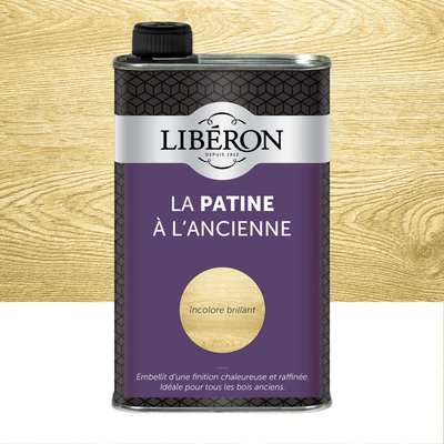 Patine à l'ancienne pour meubles, brillant, Les incolores LIBERON