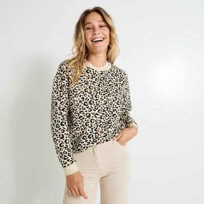 Sweat imprimé léopard GRAIN DE MALICE