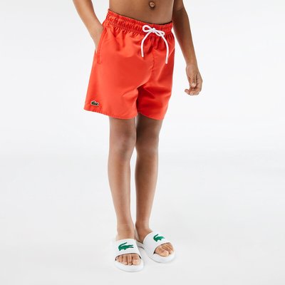 Embroidered Logo Swim Shorts, 6-16 Years LACOSTE