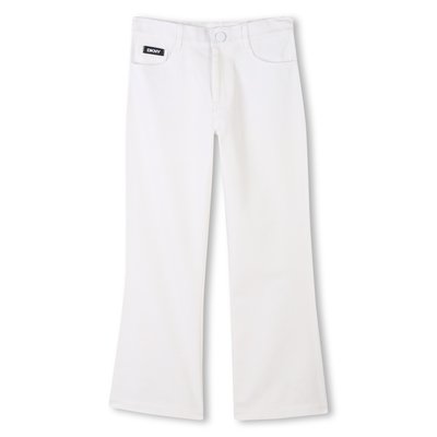 Pantalon en coton et lin DKNY