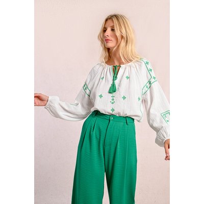 Pantalon tailleur fluide et droit MOLLY BRACKEN