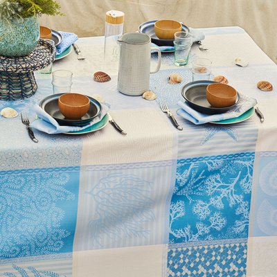 Nappe pur coton enduit imperméable MILLE OCEANS GARNIER-THIEBAUT
