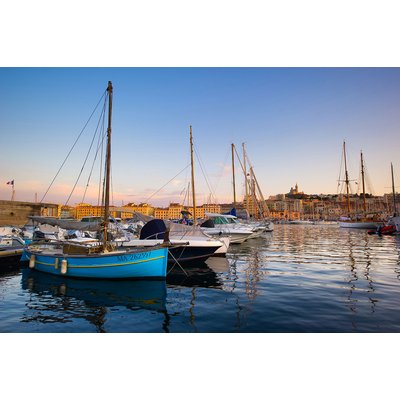 Tableau les pointus du vieux port HEXOA