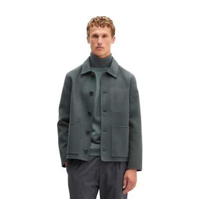 Veste en laine coupe classique en laine mélangée double face toute douce MARC O'POLO