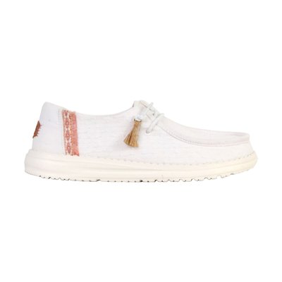Mocassin à Lacets Wendy Perf Canvas HEY
