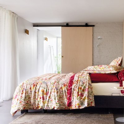Housse De Couette en Satin de coton  PRIMAVERA BLANC DES VOSGES